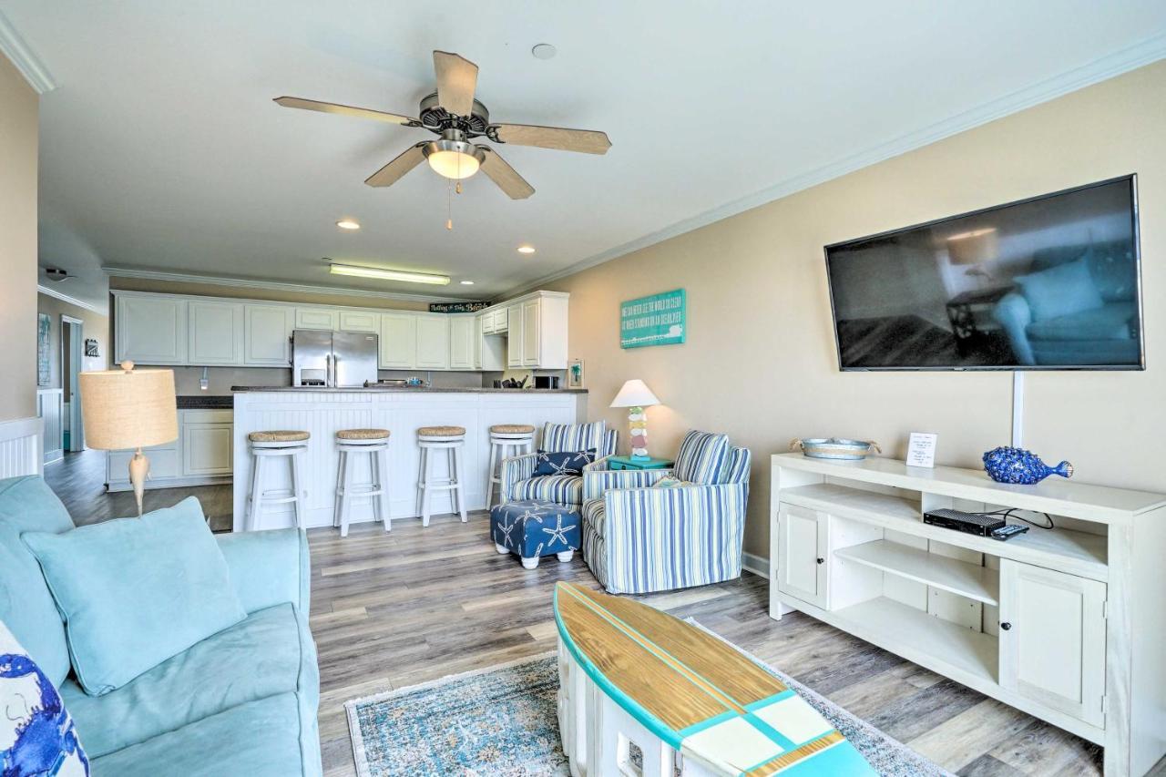 Ocean-View Oak Island Condo, 1 Block To Beach! Extérieur photo