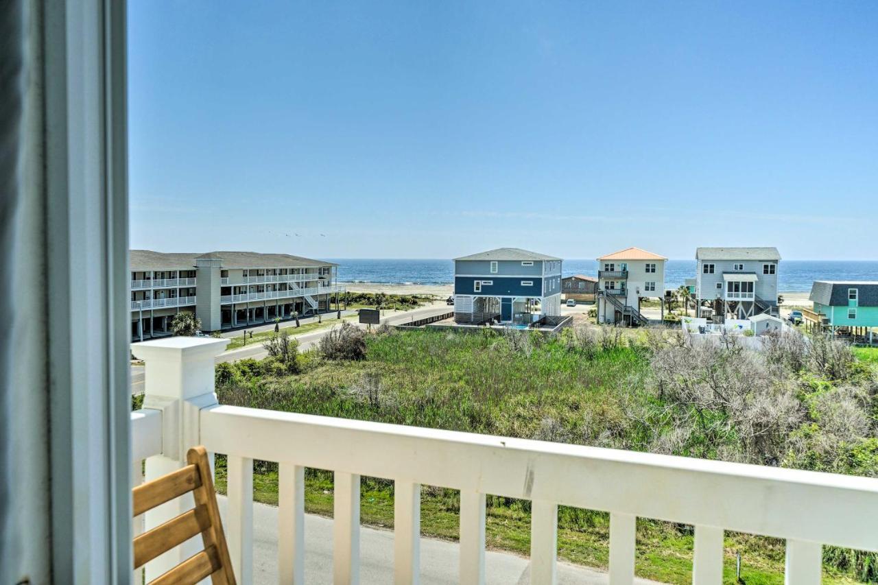Ocean-View Oak Island Condo, 1 Block To Beach! Extérieur photo